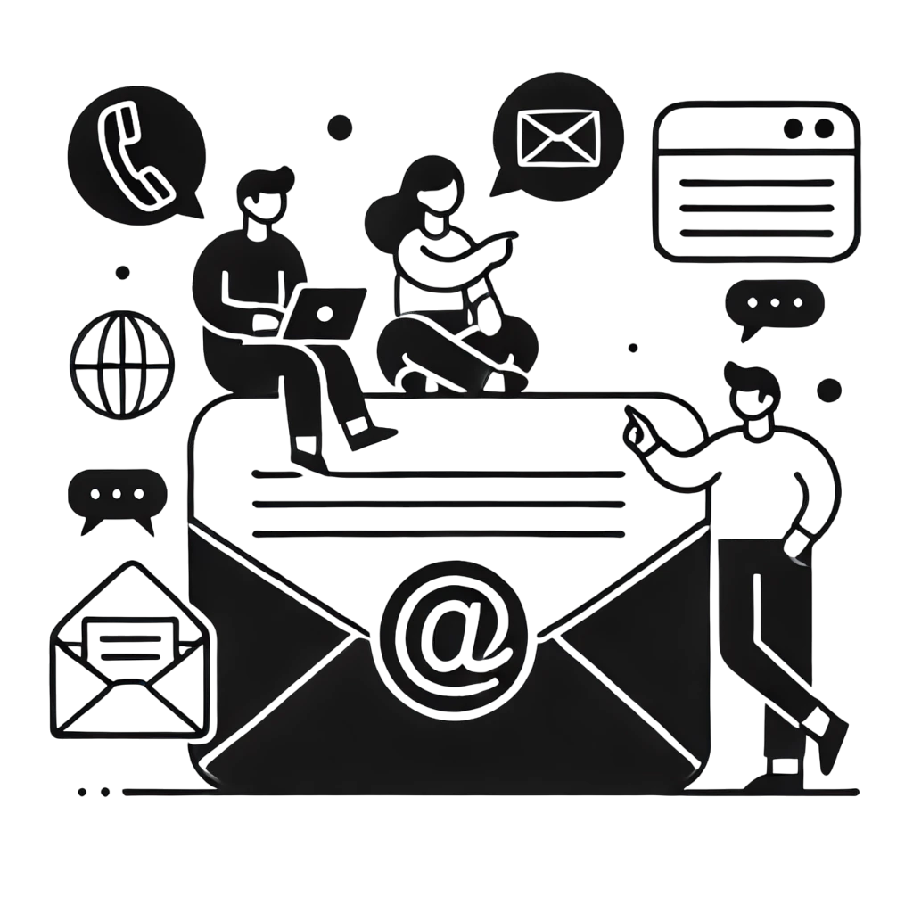 Contact illustration